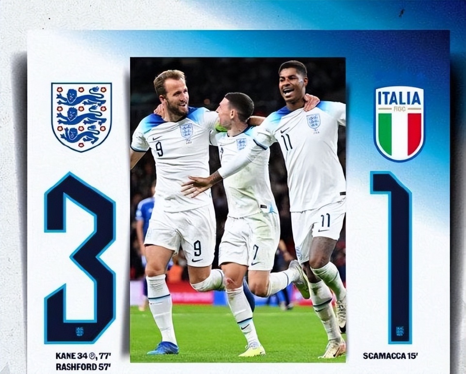 欧洲豪门之间的较量，英格兰对阵意大利